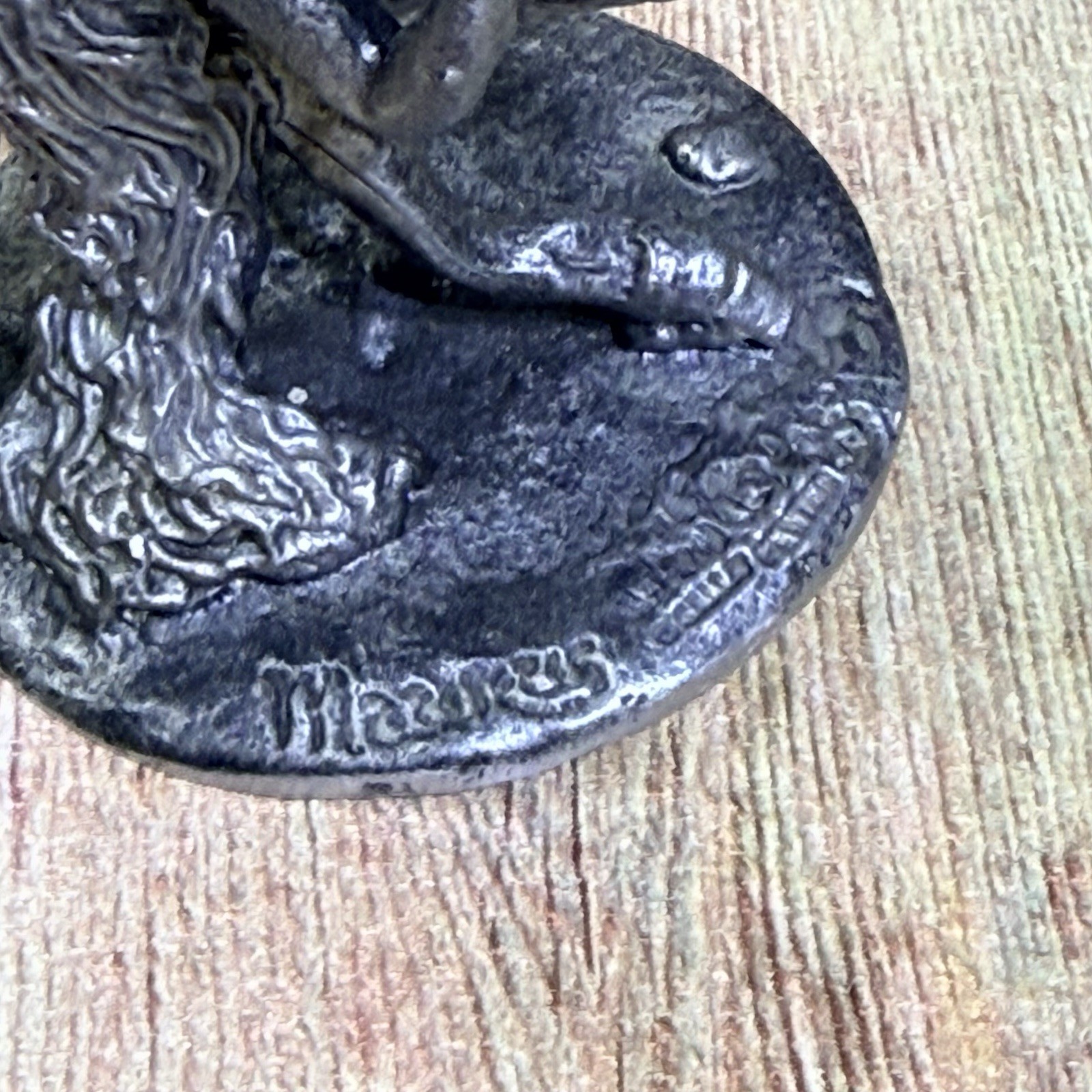 Vintage Maurus Gallo Pewter Mermaid Goblet 6.25 inches Renaissance