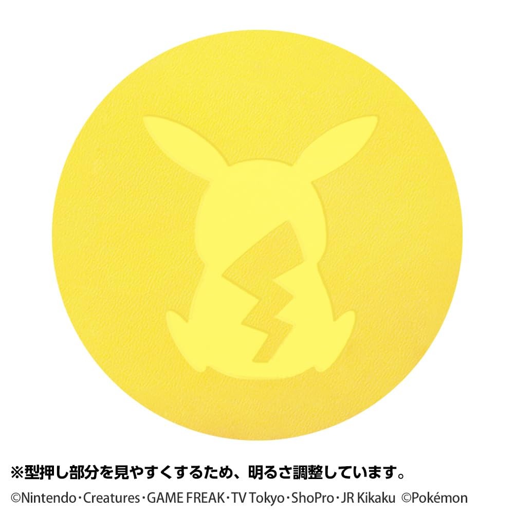Nintendo Switch 2 Pikachu PU Pouch Case Licensed Yellow Brown Back Design
