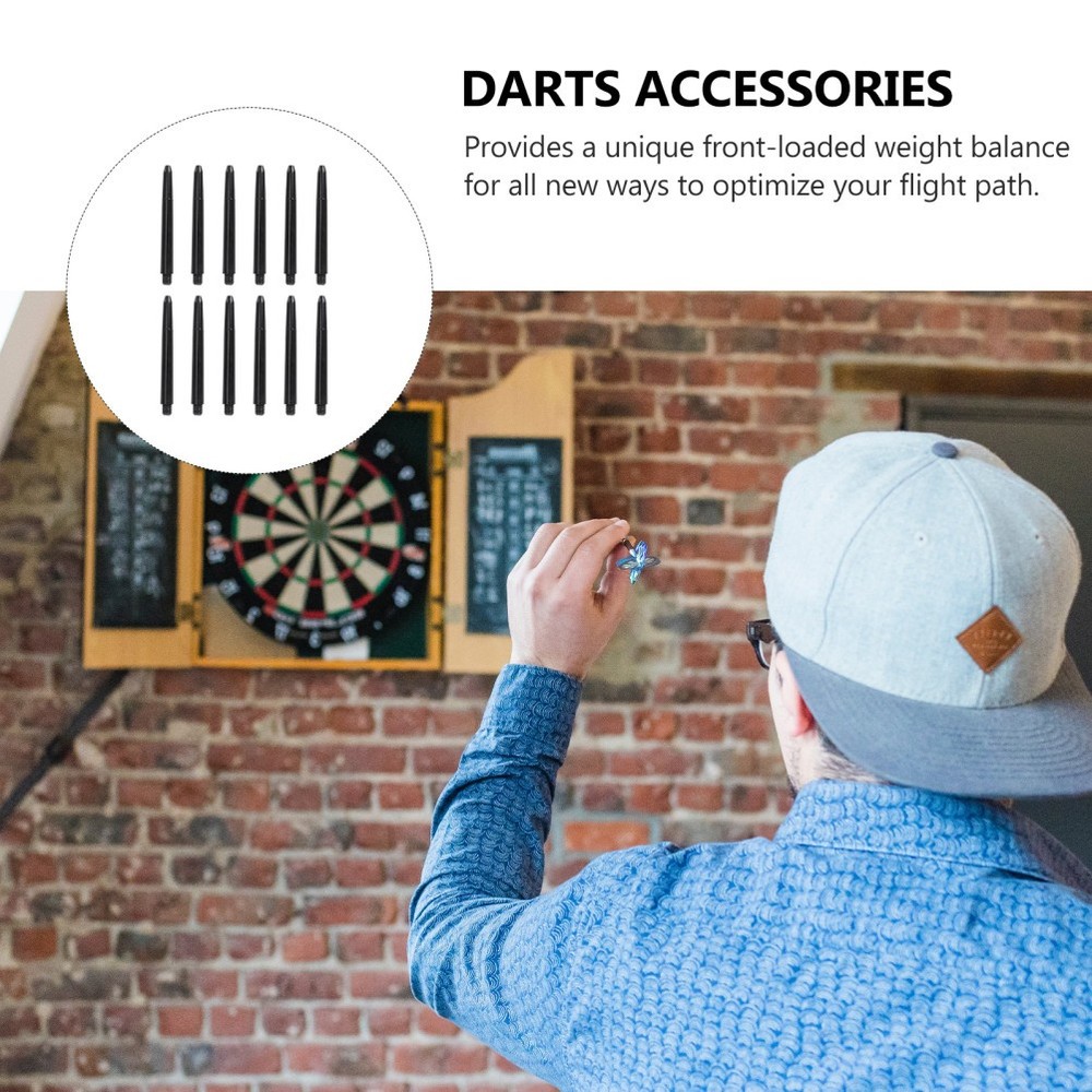 100Pcs Dart Shafts Plastic Dart Stems with Screw Thread Accessories