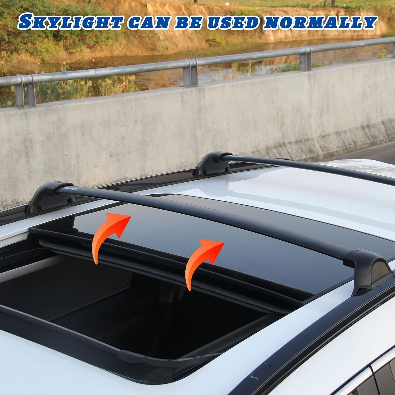 For Honda CRV CR-V 2017-2022 Roof Rack Side Rail Cross Bars Crossbars Top Cargo