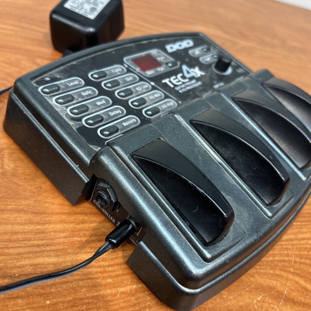 DOD TEC 4x Guitar Preamp/FX Processor. Untested Parts Repair