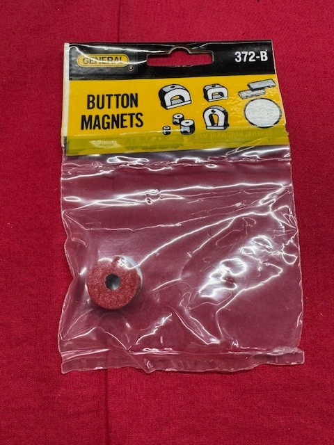 General Tools No. 372B Alnico Button Magnet 4 lb Pull - Old Inventory