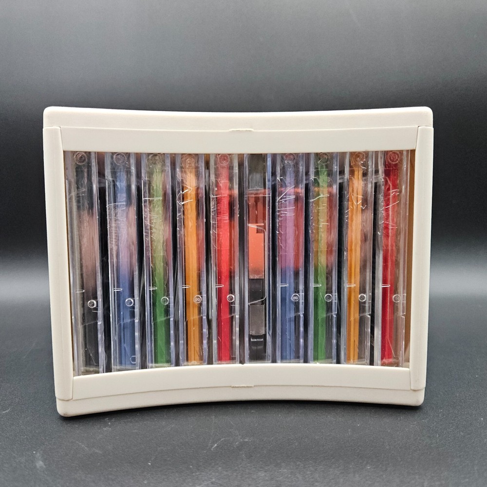 FujiFilm ZIP Disks 100MB 10 Pack NEW Sealed with Storage Case Color Coded