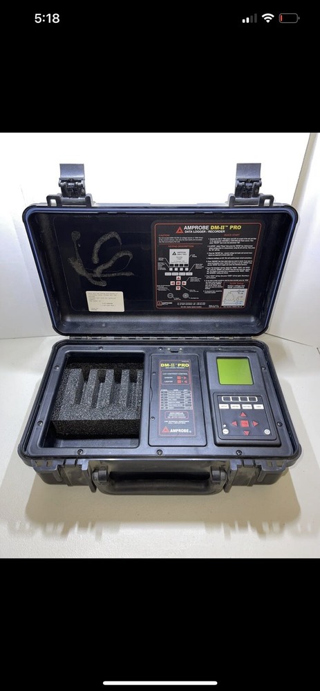 AMPROBE DM-II PRO Data Logger Recorder Ammeter / Voltmeter Amp Power Meter