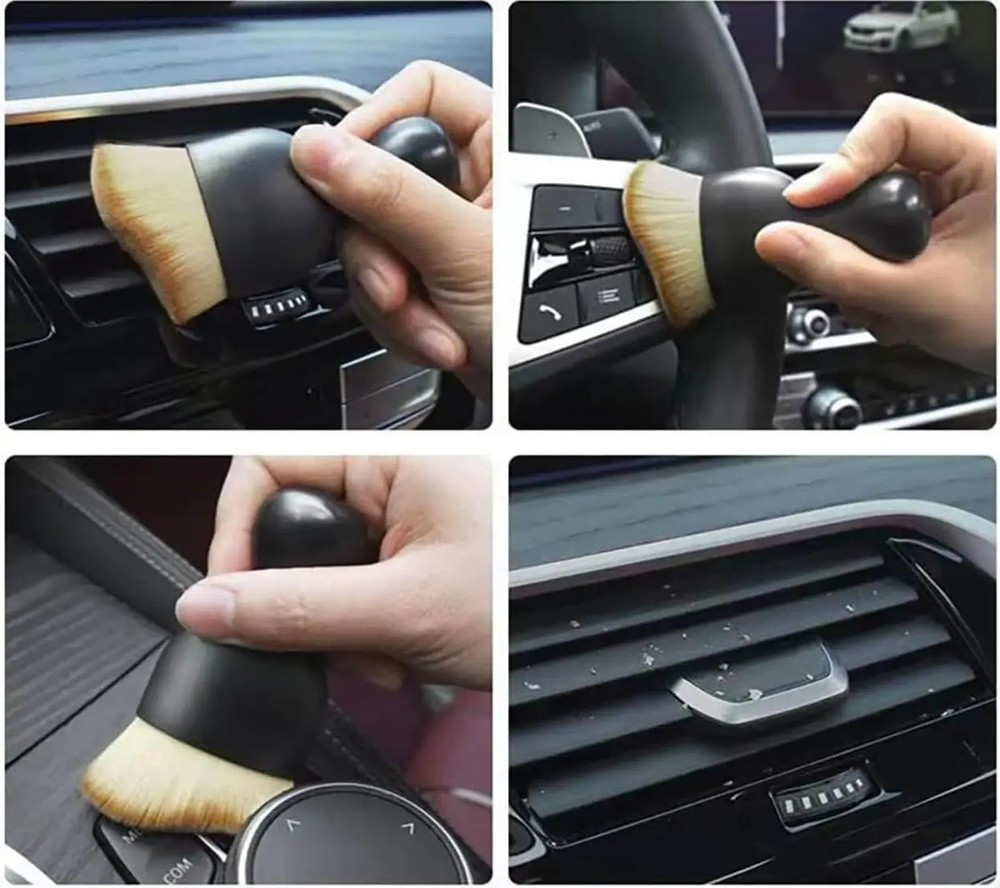 Soft Fur Cleaning Brush for Car Interior