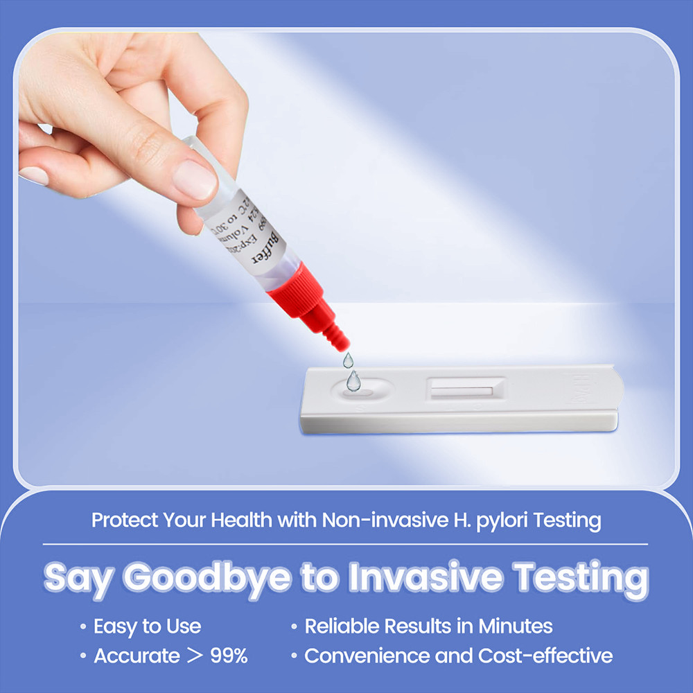 2 pcs * Helicobacter Pylori Tests for home use H.P Test Kit Antigen Rapid Test