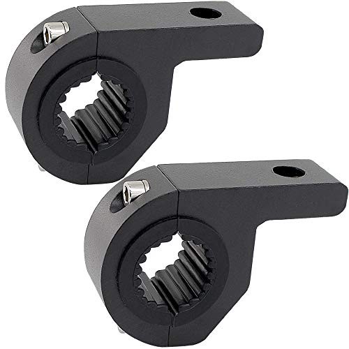 Motorcycle Bull Bar Mounting Bracket 2PCS Horizontal Light Mount 2pcs Mini