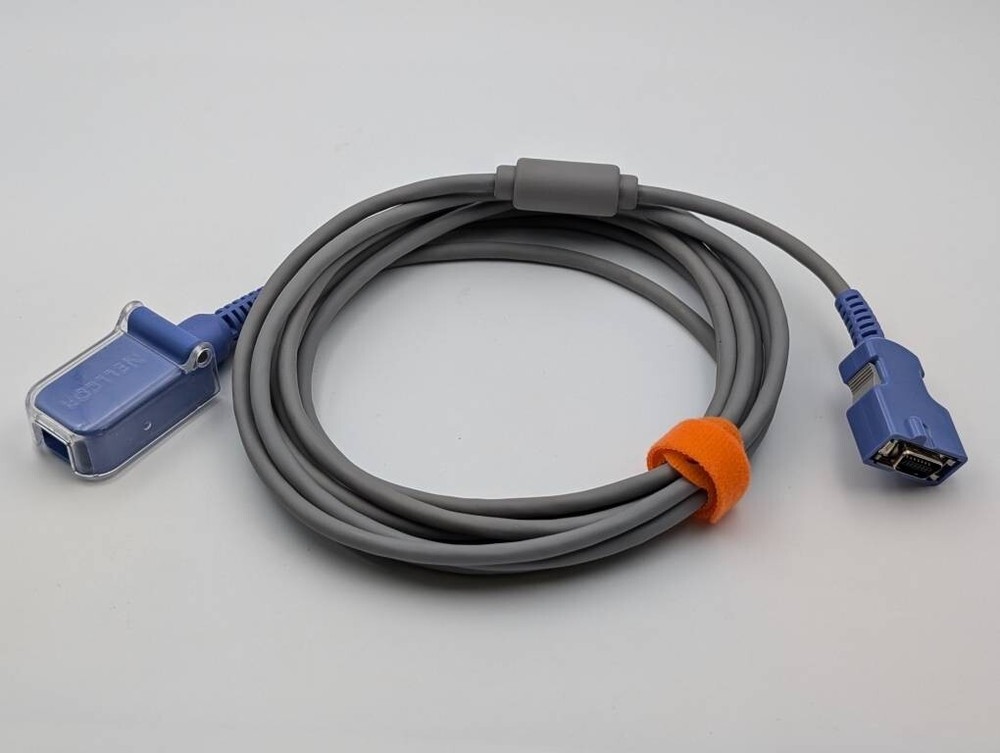 Nellcor DOC-10 Pulse Oximetry Interface Cable 10 Ft/3m (Re-certified,5pcs)