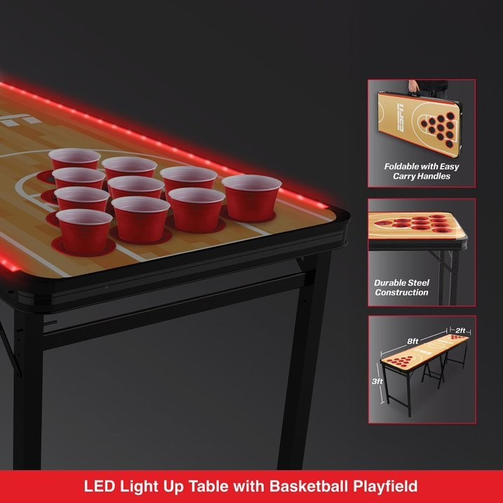 ESPN LED Combo Pong Table