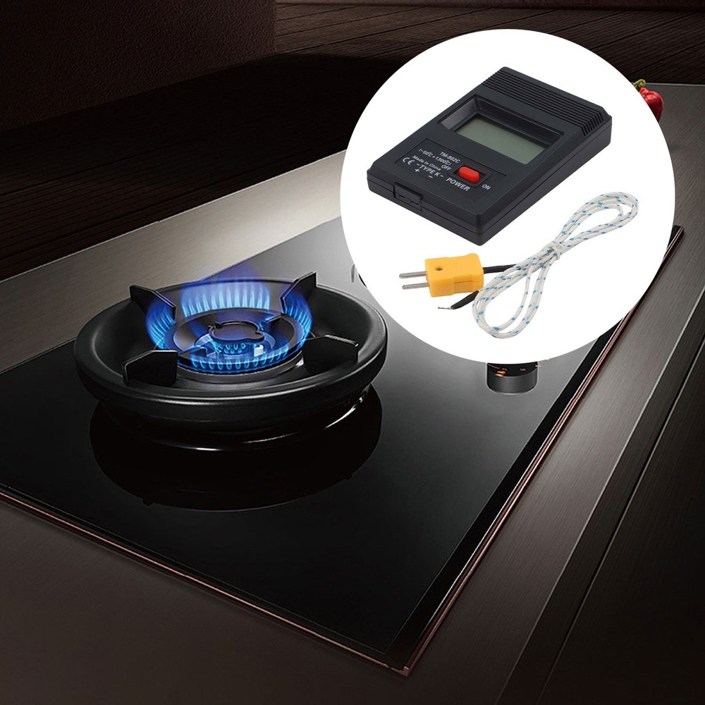 K-type Digital Thermometer LCD Screen Reliable Safe TM-902C Tool Useful