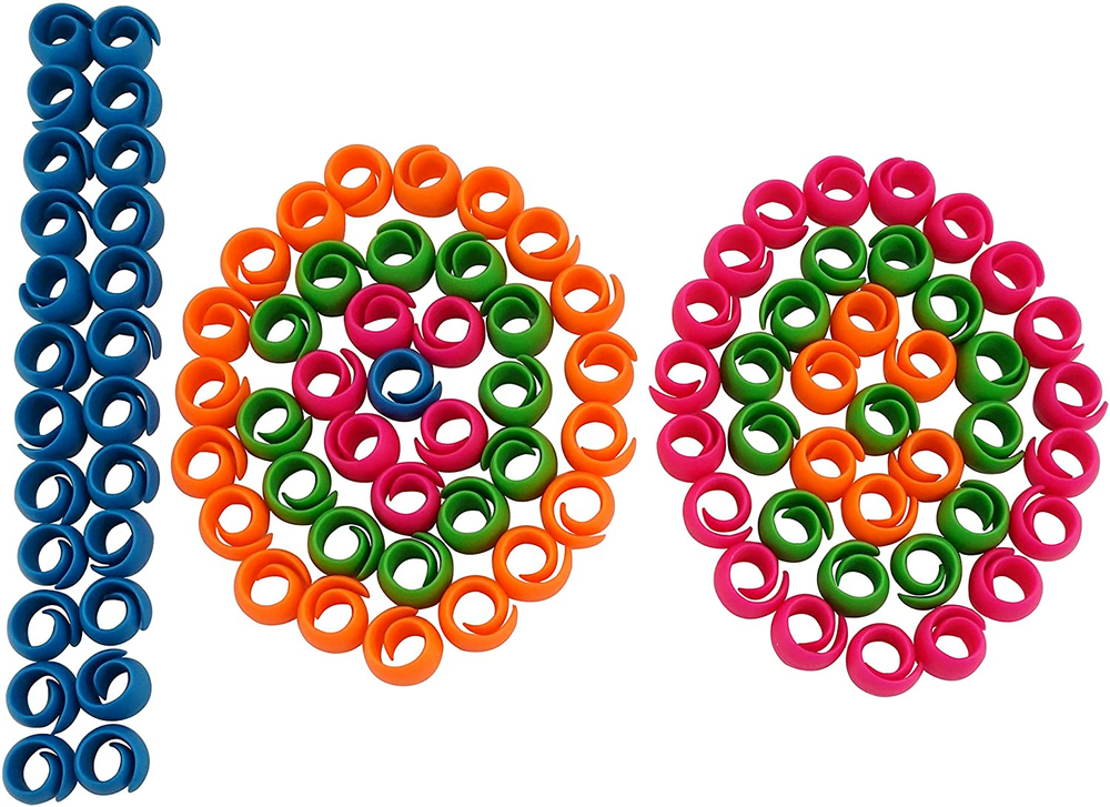 100Pcs Thread Spool Savers / Spool Huggers - Prevent Thread Tails from Unwinding