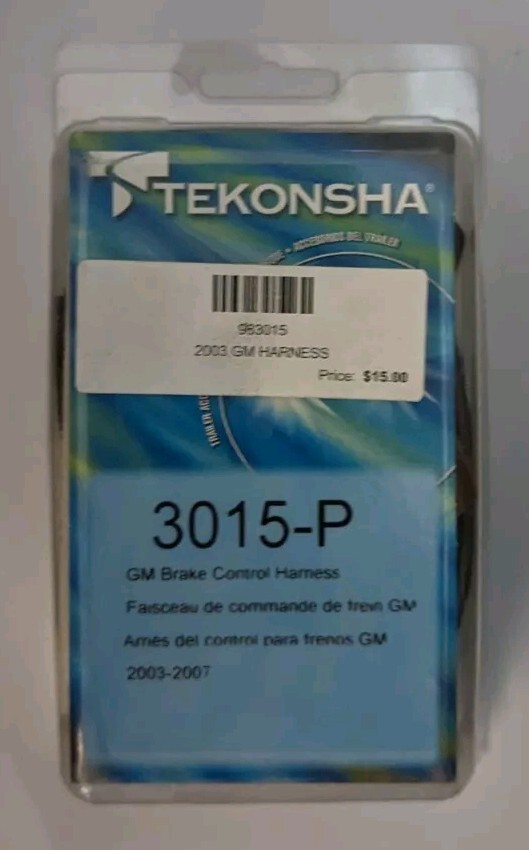 Trailer Brake Control Harness Tekonsha 3015-P