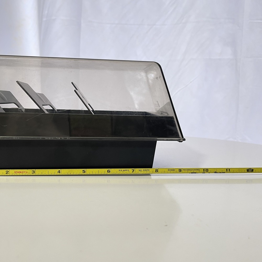 Vintage Fellowes Plastic 3.5” Floppy Disk Storage Case