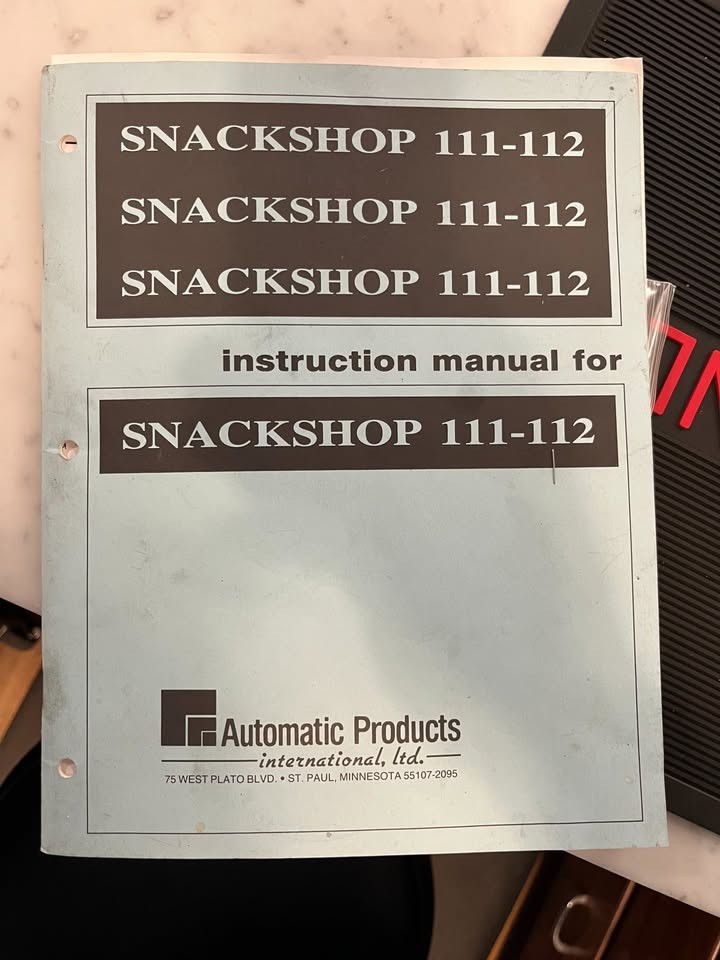 Automatic Products Snackshop 111-112 Vending Machine Refurbished