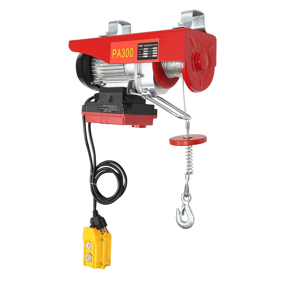PA300 Electric Hoist Winch 660Lbs Engine Crane Overhead Wireless Remote Control