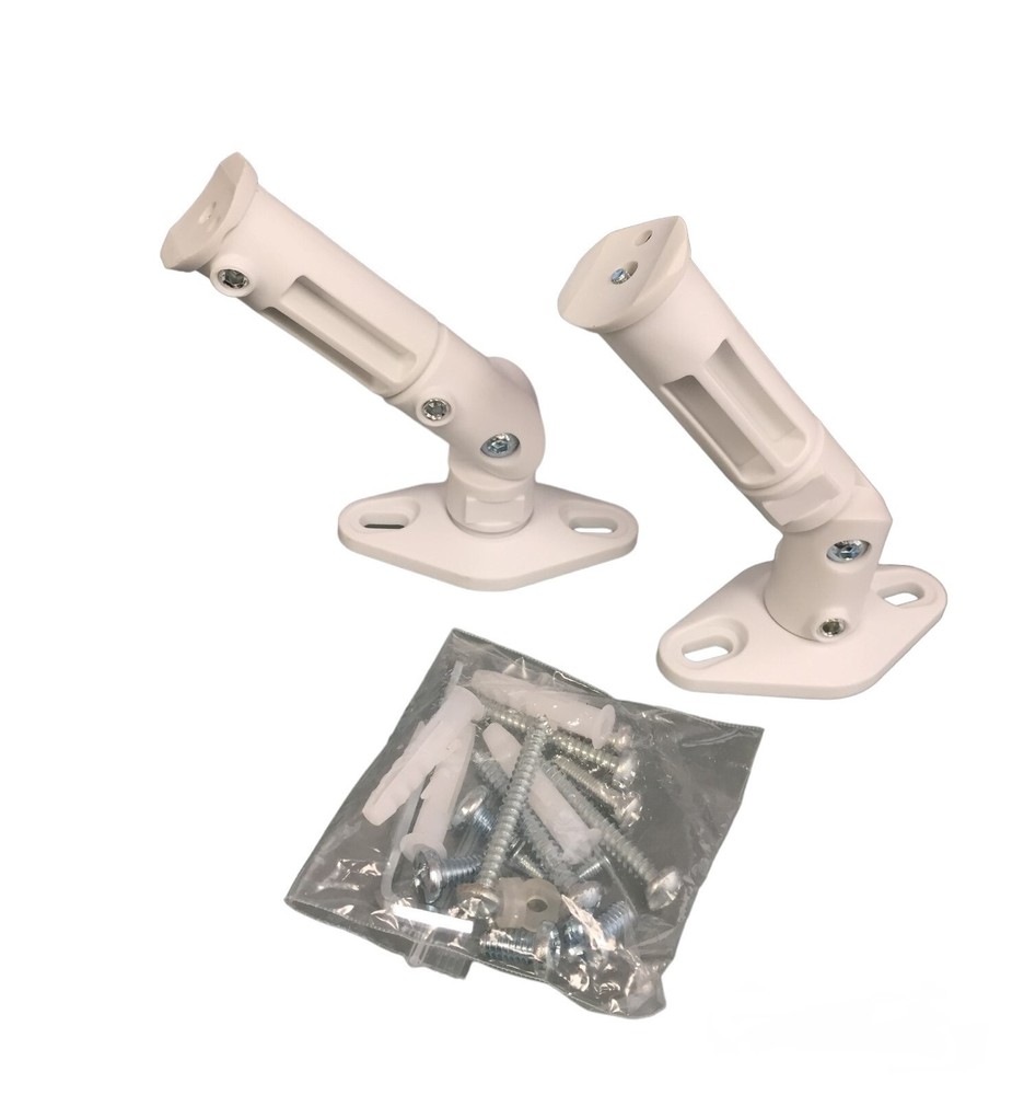 Wall Mount Ceiling Bracket for Bose Jewel Double Cube Speaker - Pair - White