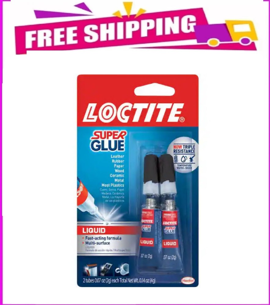 Super Glue 0.07 oz. Liquid Clear Tubes (2-Pack )