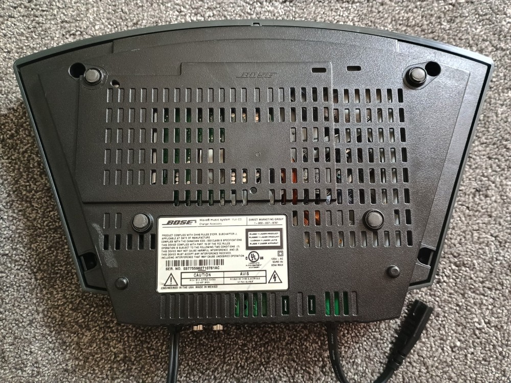 Bose Wave Music System Multi CD Changer Accessory 3 Disc Player Tested