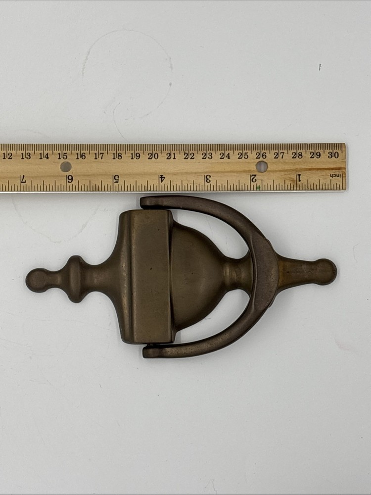 Vintage Brass Door Knocker - Made In Spain 7" Solid Brass