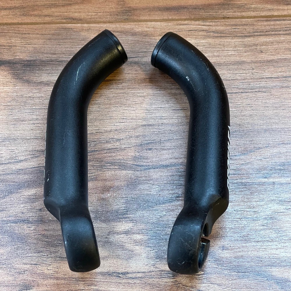 Profile Design Short Bend Black Anodized Bar Ends