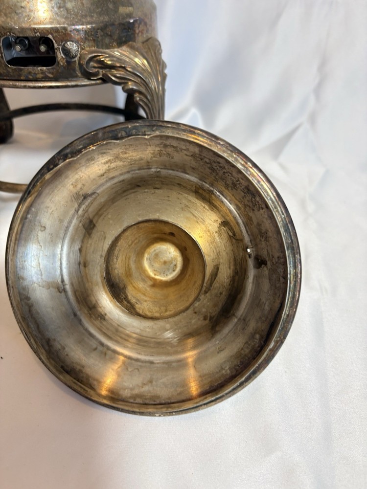 Vintage FB Rogers 5354 Silverplate Electric Coffee Urn Ornate Working