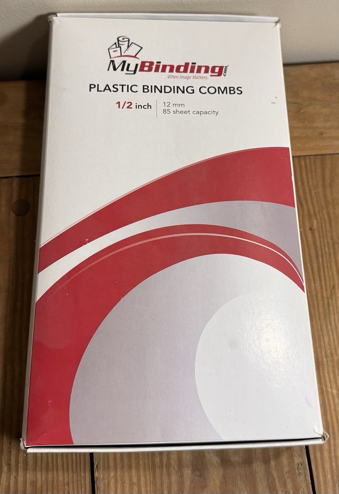 Large Lot Of Binding Material- Plastic Binding Combs, Covers Various Sizes