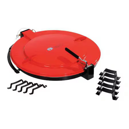 Pig Drm1084-Rd Latching Lid For Poly Drum, Red