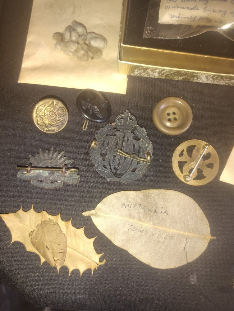 WW2 Ghost Army Group Invasion Barge Piece Dog Tags 604th Eng Camouflage Btn