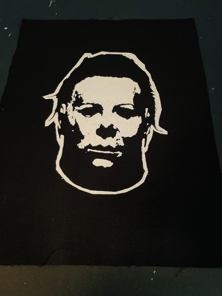 shape patch, horror movie patch, horror movie patches, slasher patch