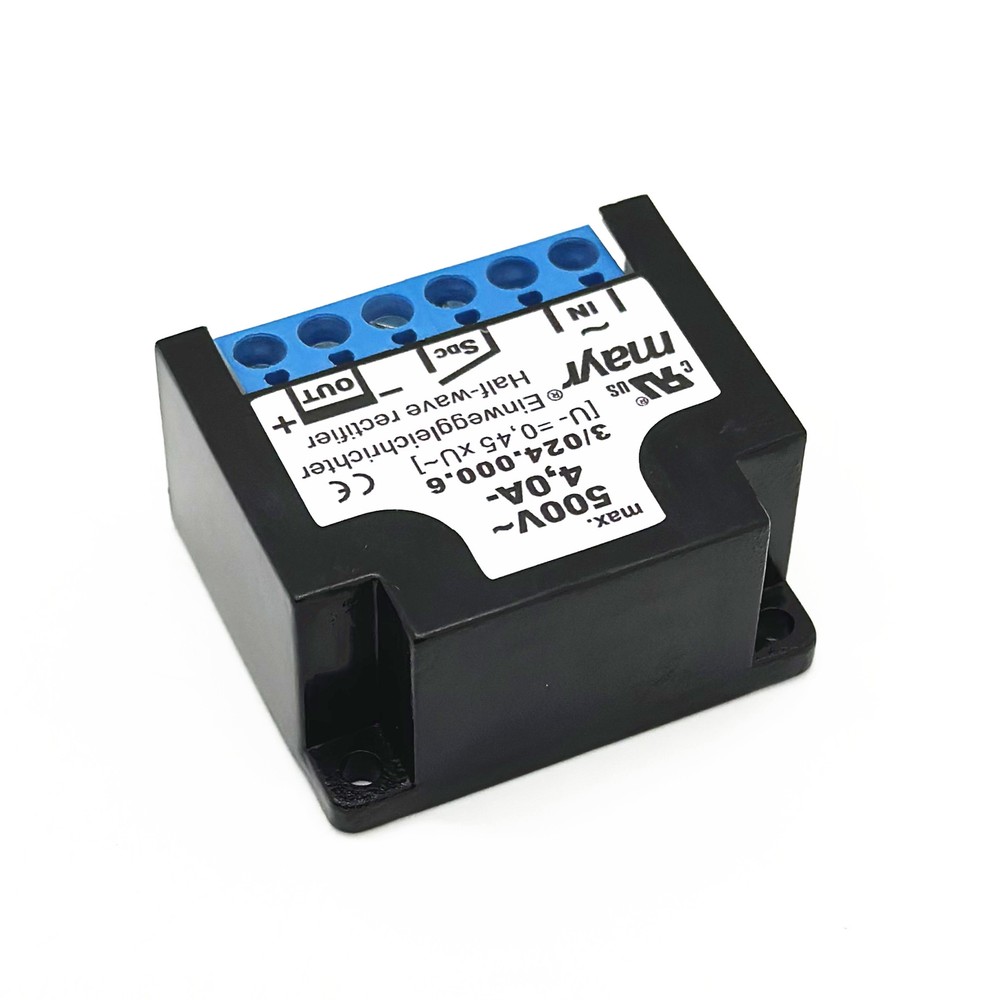 mayr Einweggleichrichter 3/024.000.6 max 500V~4,0A- half-wave rectifier module