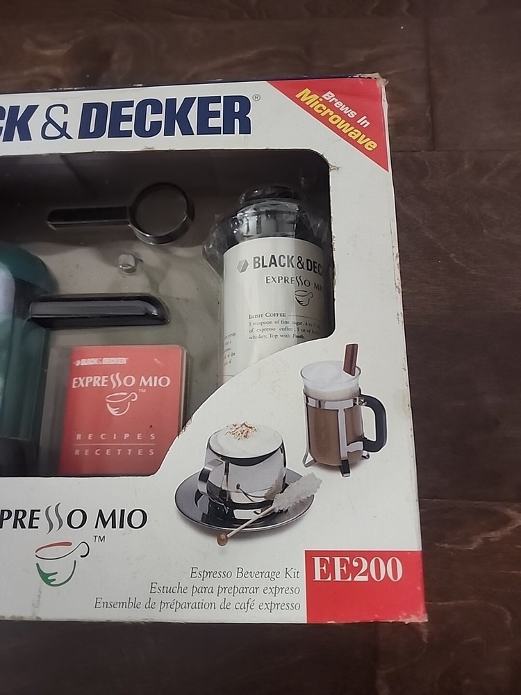 Black & Decker Cool Touch Microwave Espresso Beverage Kit System