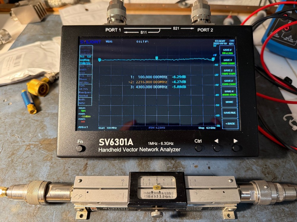 WEINSCHEL SLIDE VARIABLE ATTENUATOR MODEL 2833-1
