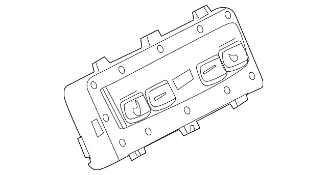 Genuine Volkswagen Dash Control Unit 3CN-907-049-E-WZU