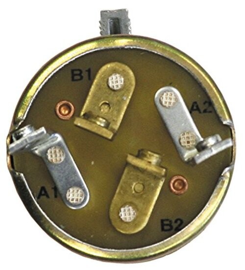 SW710 50 Amp Rotary Switch - Silver, Black