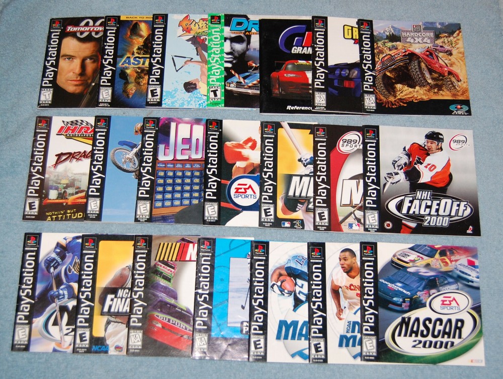 NCAA Final Four 2001 Sony Playstation 1 (PS1) (Manual Only)