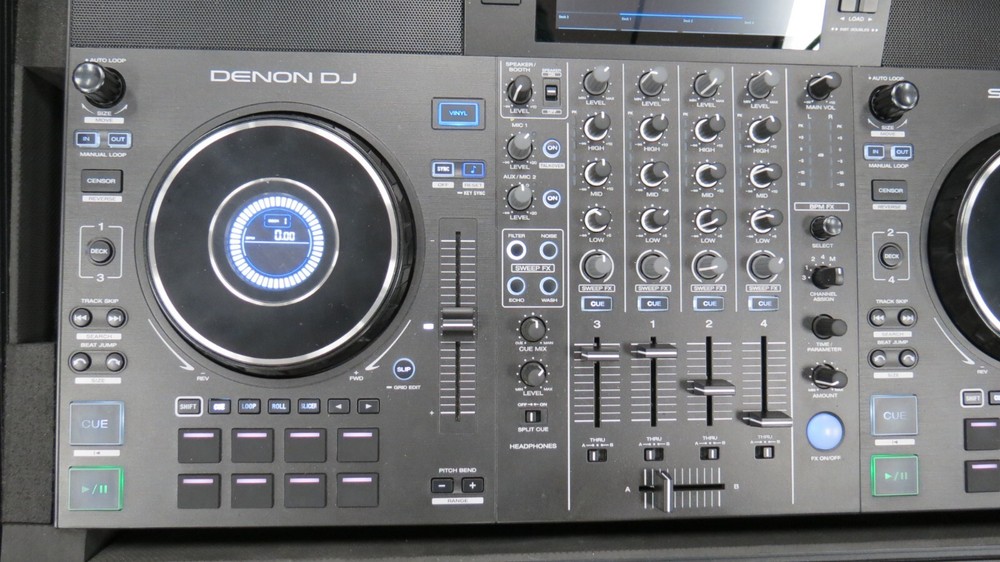 DENON SC LIVE 4 DJ CONTROLLER 4-DECK STANDALONE WIFI TOUCHSCREEN W/ODYSSEY HDCS