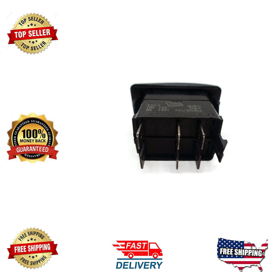 701/60004 - JCB BACKHOE ROCKER SWITCH 12V, 6 PIN