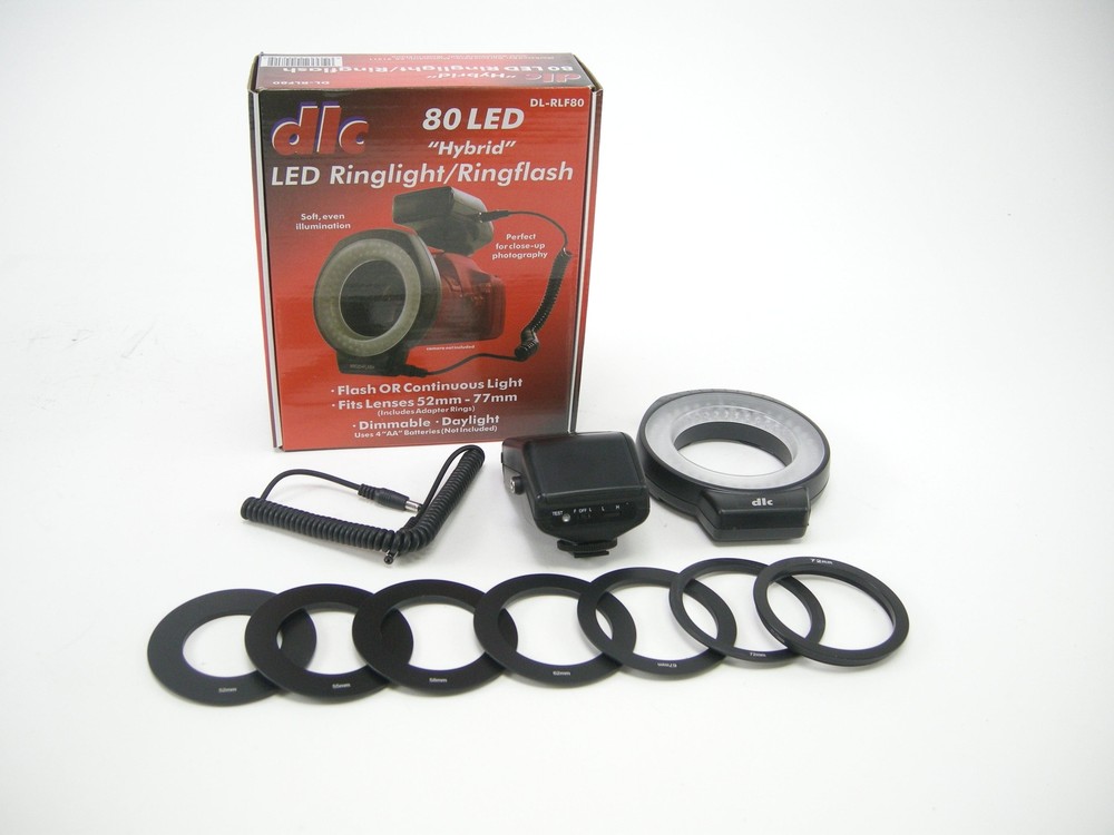 DLC Hybrid Led Ringlight flash