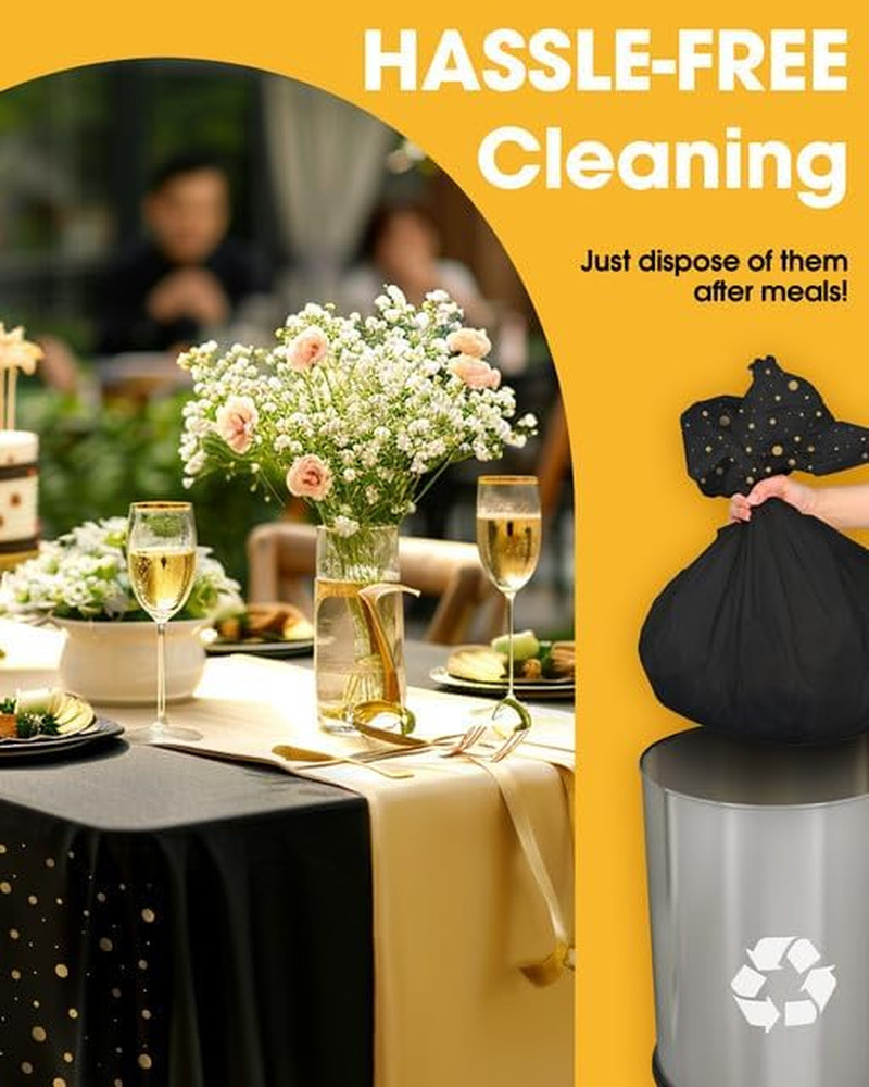 Graduation Decorations Table Cloth for Rectangle Table and Table Runner Set - 3+