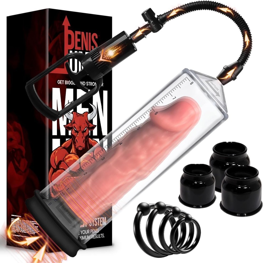 Manual Penis Pump for Erectile Dysfunction with Adjustable Pressure and Comfort