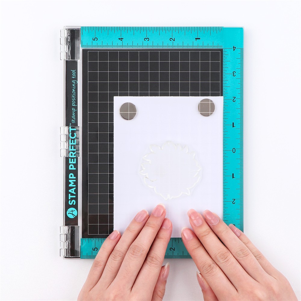 Stamping Tool Hinged Stamping Platform Stamp Positioner For Clear Stamps Craft