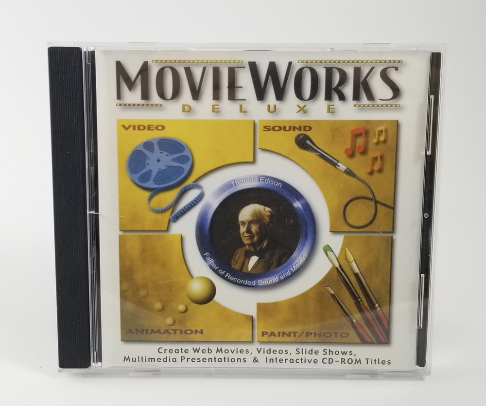 MovieWorks Deluxe Version 5.2.1 Macintosh 2002, Free Shipping