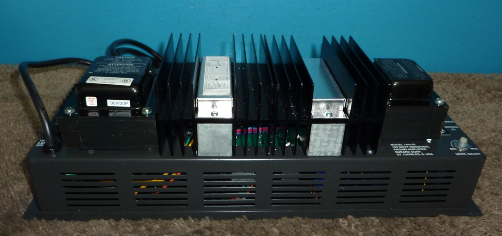 Dukane Model 1A4125 Power Amplifier 125W NOS w/ Manual