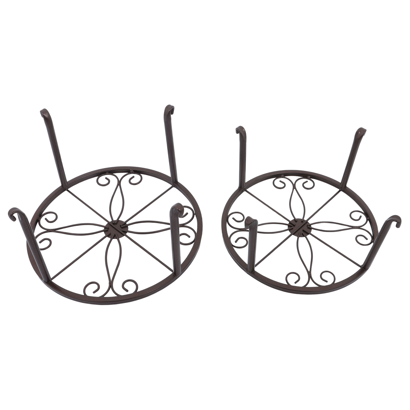 5 Pack Metal Plant Stand Heavy Duty Flower Pot Stands For Outdoor Indoor Plants