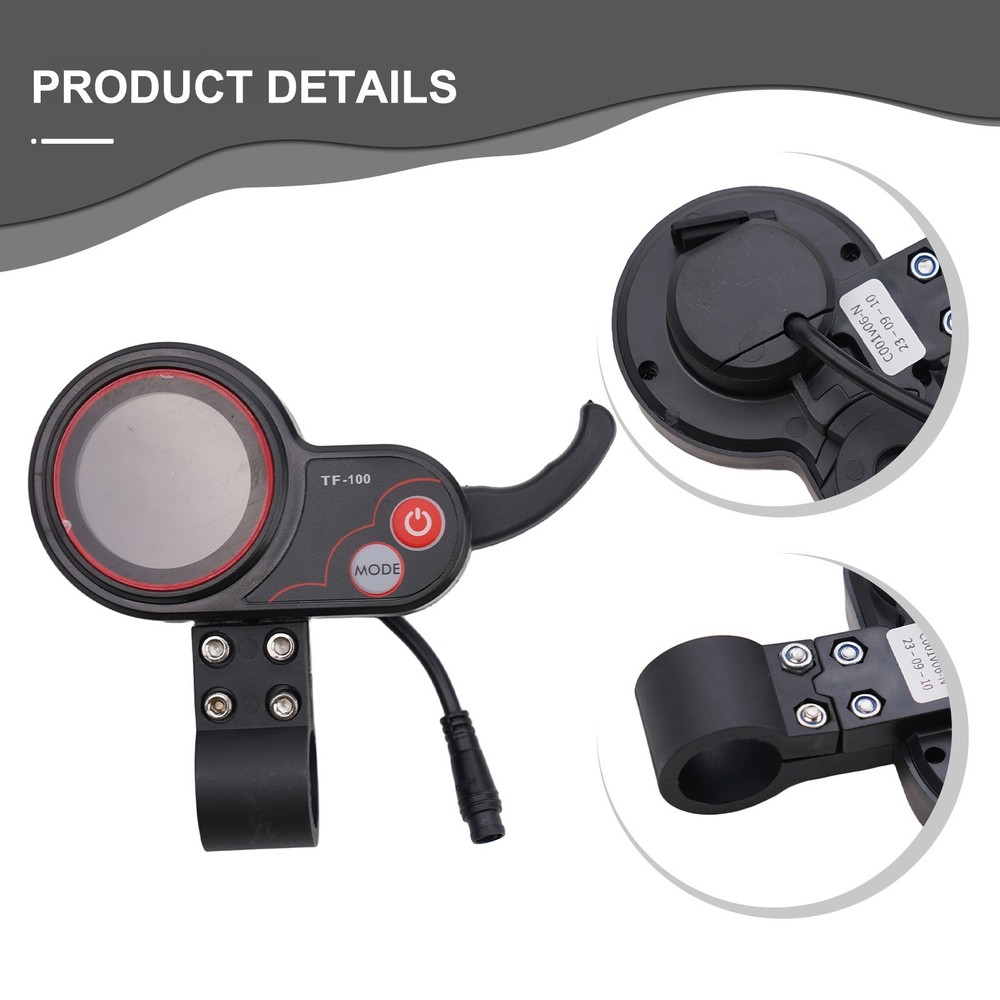 LCD Dashboard Display Screen Replacements For 10 Inch Electric Scooter