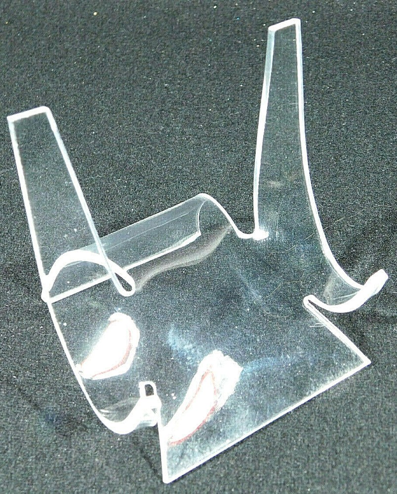 Easel Display Stand Medium Sized Clear LUCITE