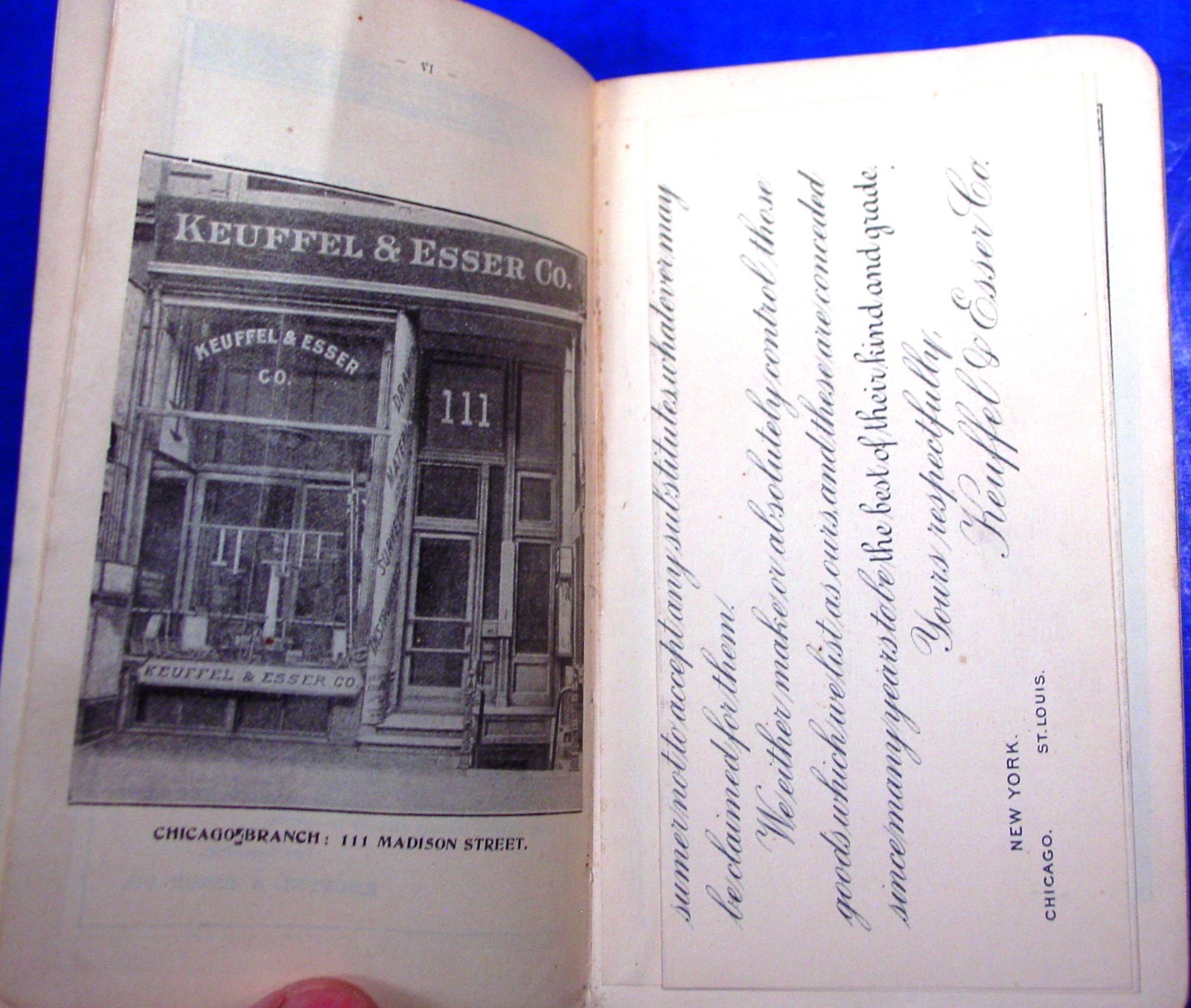 1901 Keuffel Esser Surveying & Drafting Insts. Catalog