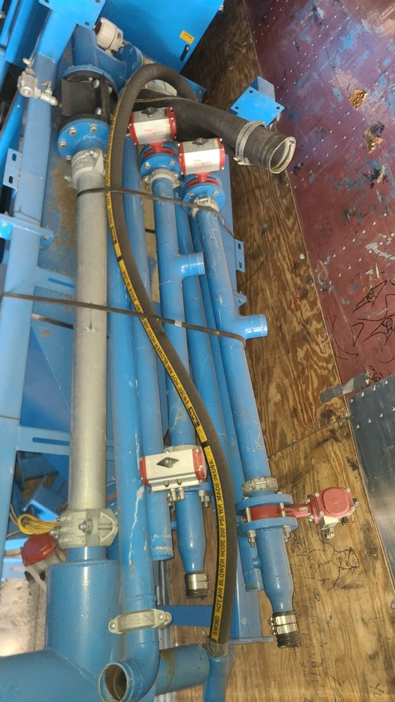 Cyclonair Sandblasting System With Control System 15 Sets With 8 Dry Van Contain