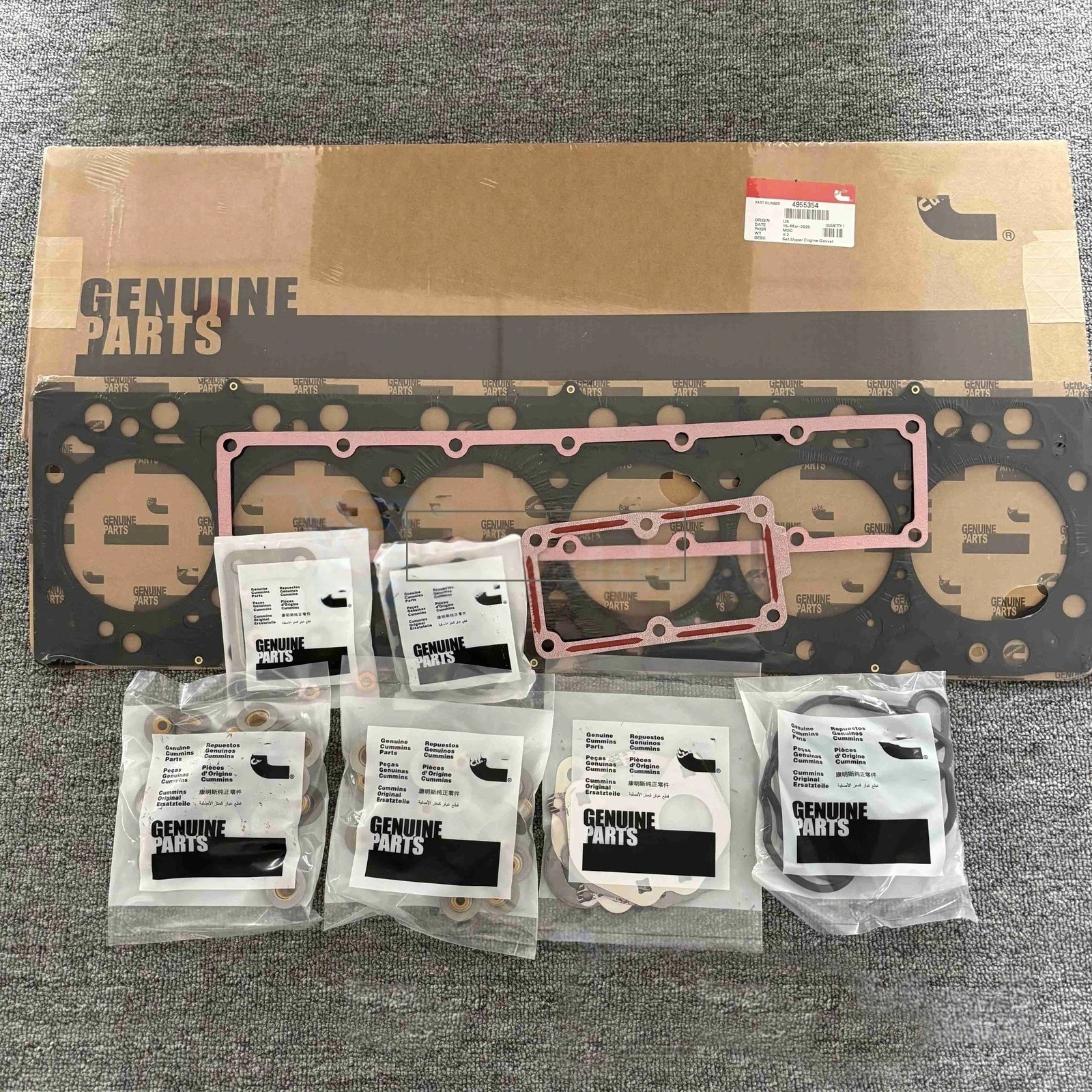 4955354 For Cummins 07-12 Dodge Ram 6.7L Cylinder Head Gasket Set Kit Diesel