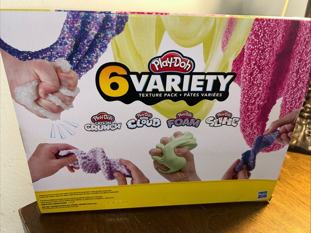 PLAY-DOH 6 VARIETY TEXTURE PACK. NEW